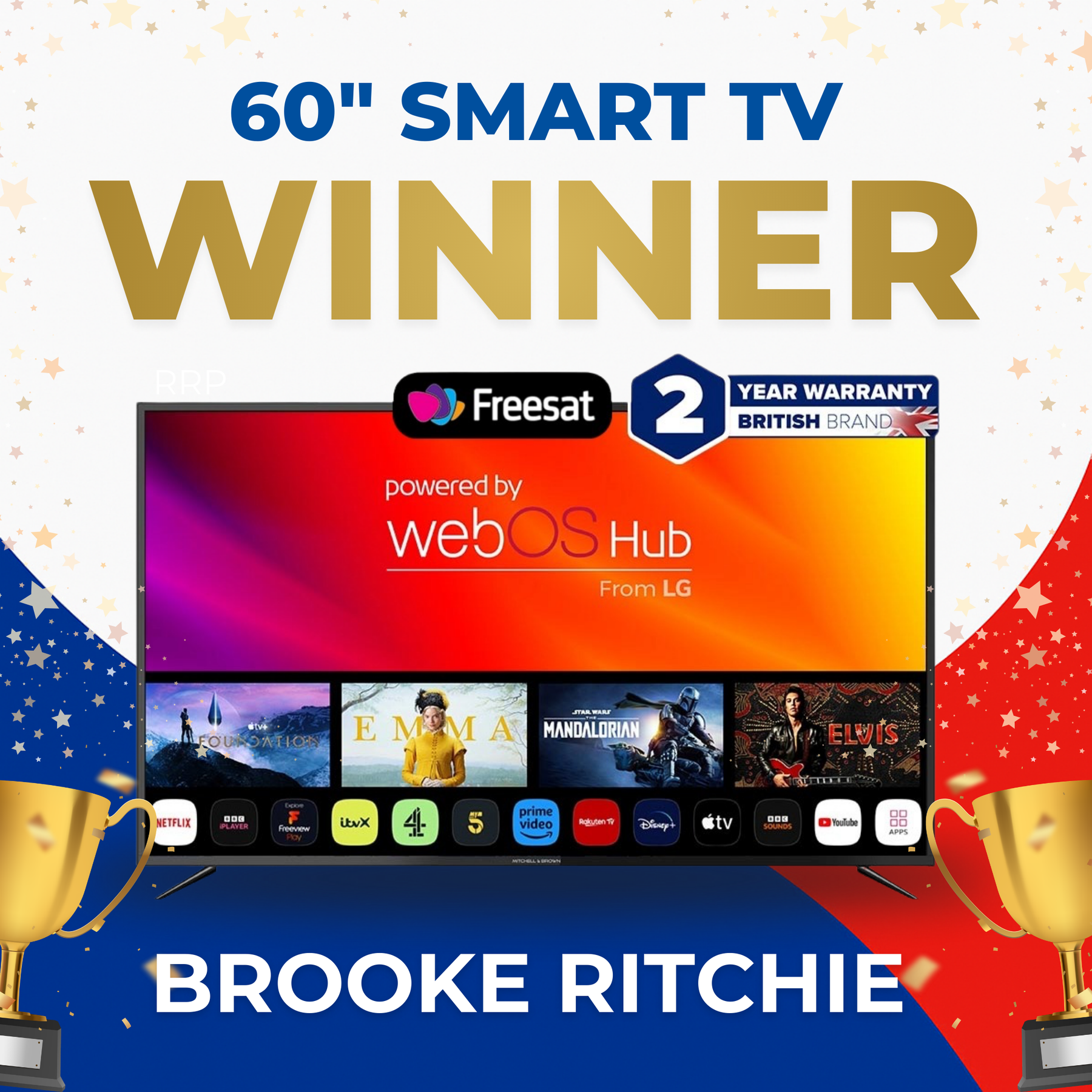 Congratulations to Our 60" Smart TV Competition Winner
