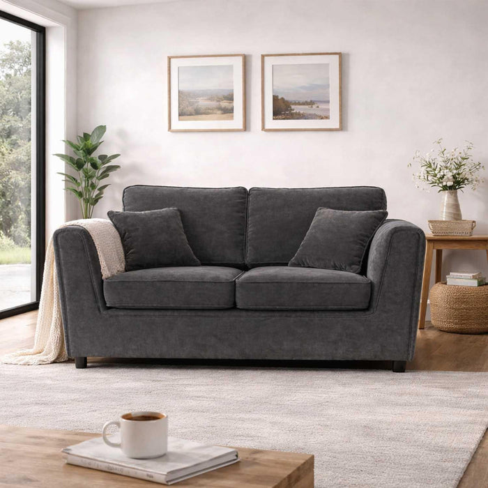 Ascot 3+2 Sofa Set - Charcoal