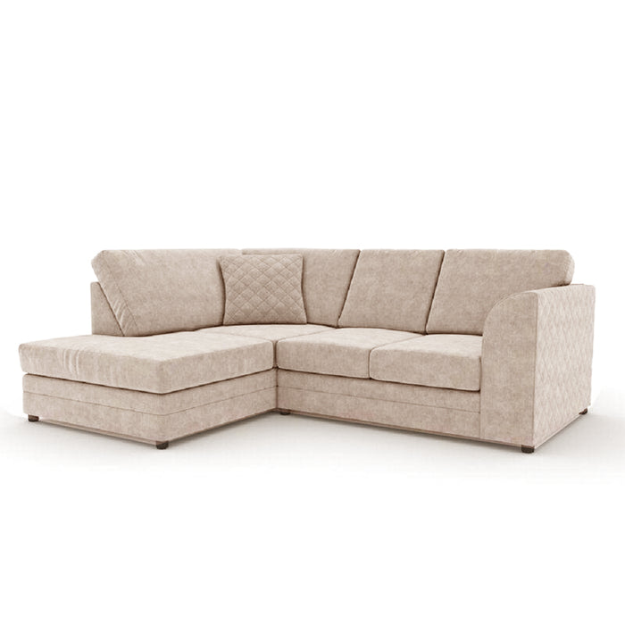 Fullback Quilted Corner Sofa with Chaise End