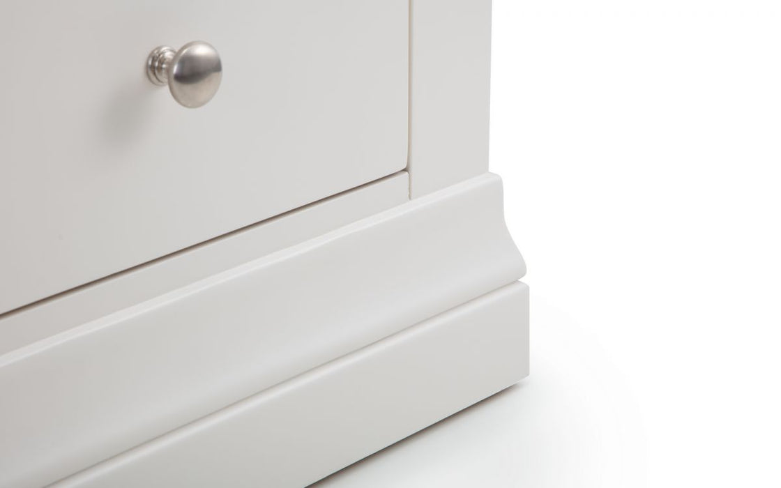 Clermont 3+2 Drawer Chest - Surf White