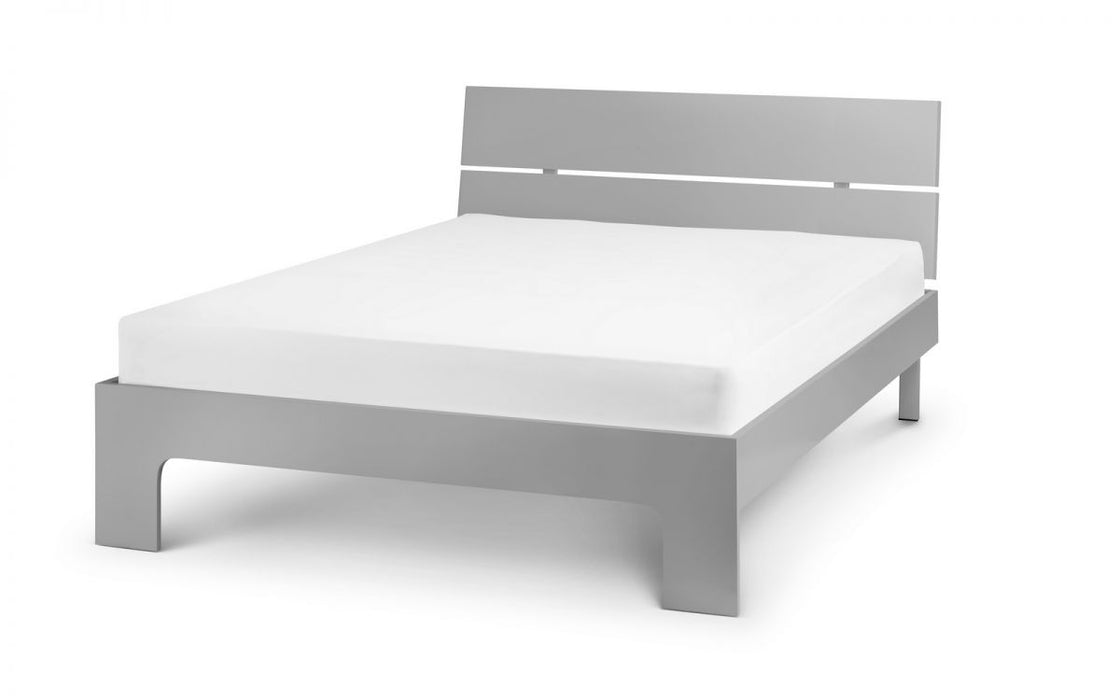 Manhattan 150Cm King Size Bed Frame - Grey