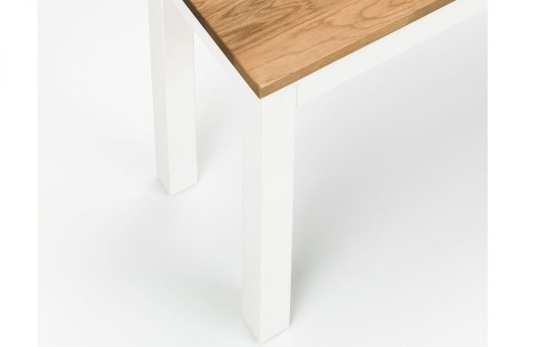 Coxmoor Ivory & Oak Dining Table & Benches