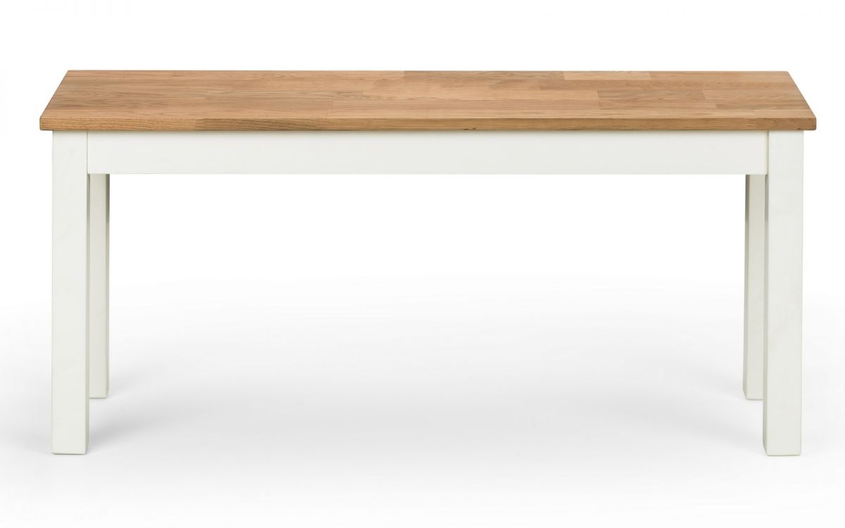 Coxmoor Ivory & Oak Dining Table & Benches