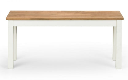 Coxmoor Ivory & Oak Dining Table & Benches