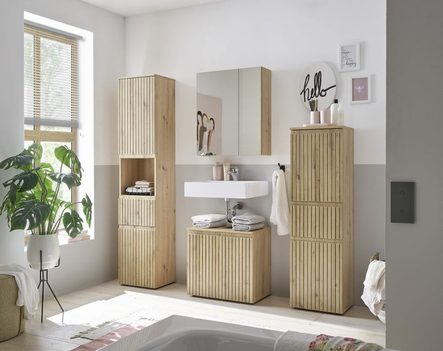 Austin Tall Bathroom Cabinet - Artisan Oak