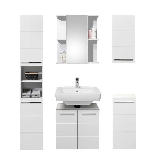 Mandy Bathroom Wall Unit - White