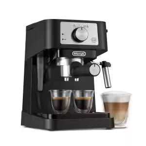 DL0260 - Stilosa Manual Coffee Machine - Black