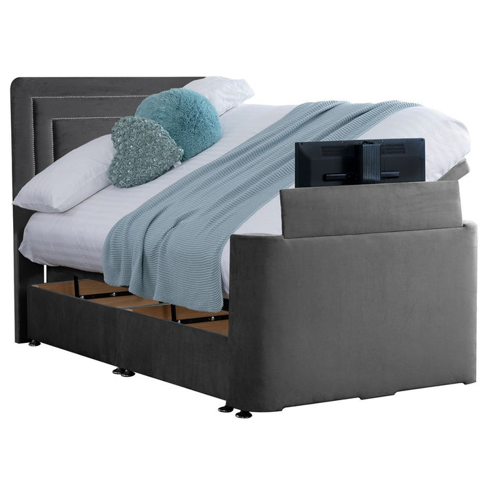 Debut TV Bed Frame with Astrid 1000 Sprung Mattress