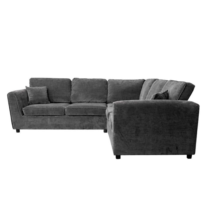 Ascot Large Corner Sofa - Charcoal