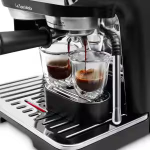 DL9155 - La Specialista Arte Bean to Cup Manual Coffee Machine - Metal Black