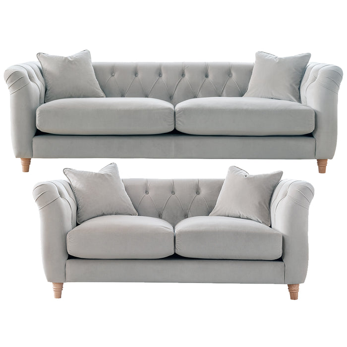 Elsie 3+2 Chesterfield Style Sofa Set