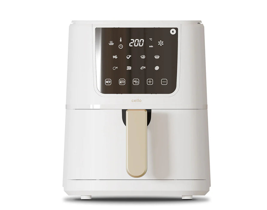 CS2598 Single Basket Air Fryer with Thermometer - White