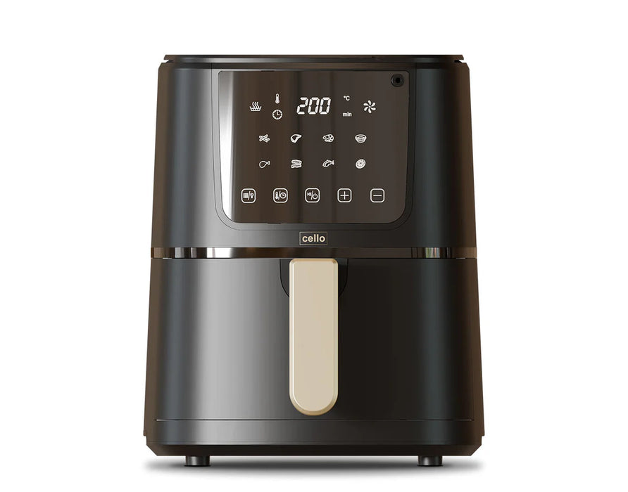 CS2599 Single Basket Air Fryer with Thermometer - Black