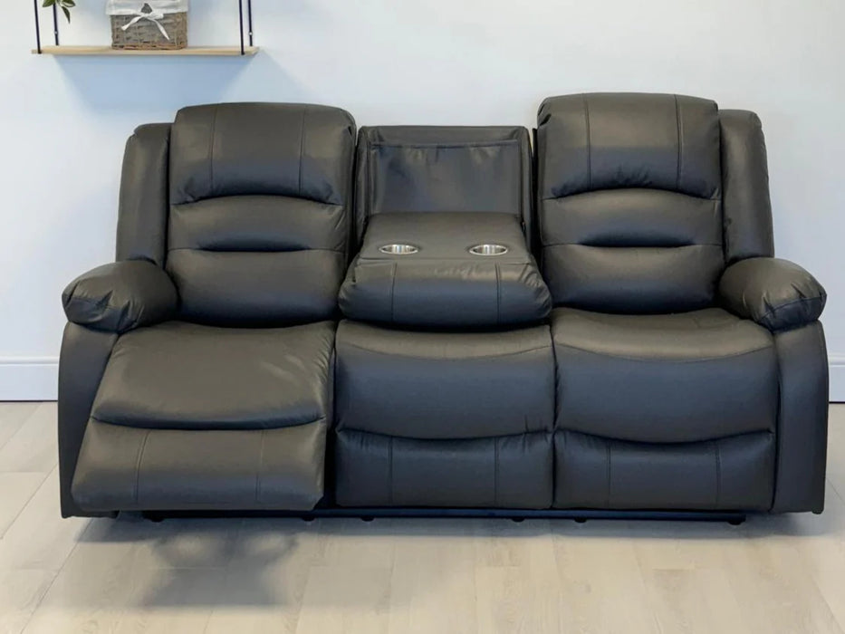 Olivia 3 Seater Electric Recliner - Grey