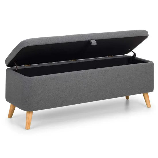 Astrid Blanket Box - Grey