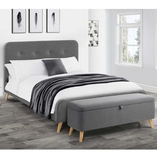 Astrid Blanket Box - Grey