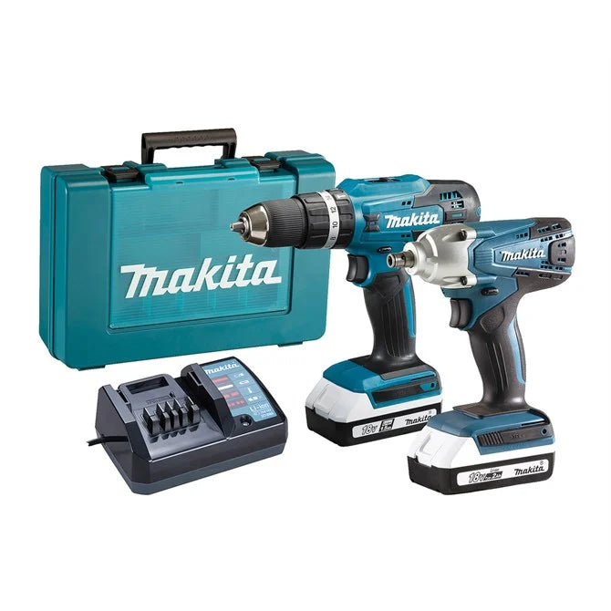 DK18922A 18V Cordless Drill & Impact Driver Set