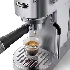 DL0892 - Dedica Duo Manual Espresso Machine - Silver