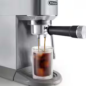 DL0892 - Dedica Duo Manual Espresso Machine - Silver