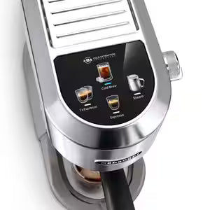 DL0892 - Dedica Duo Manual Espresso Machine - Silver
