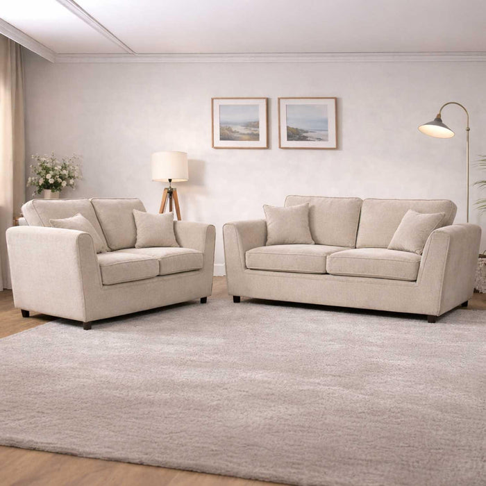 Ascot 3+2 Sofa Set - Beige