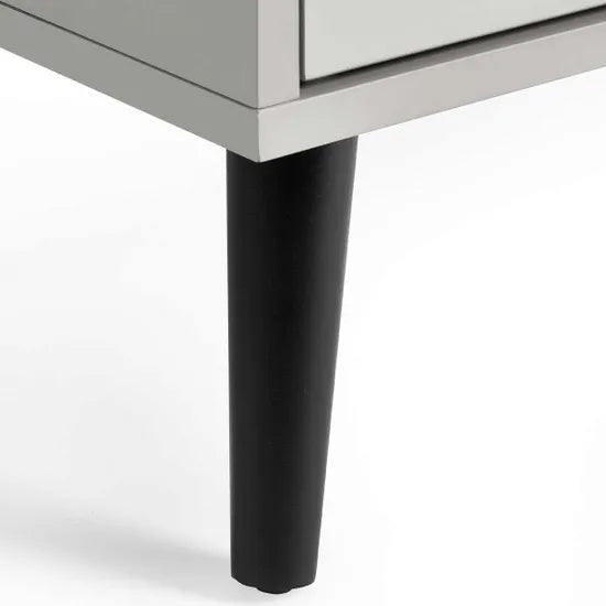Alba 4 Drawer Wide Chest - Silk Grey