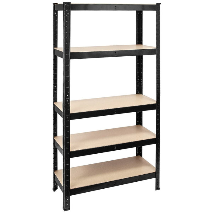 Boltless Garage Shelving Rack - Black