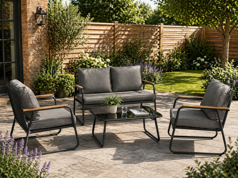 Wren 4 Piece Rattan Garden Set