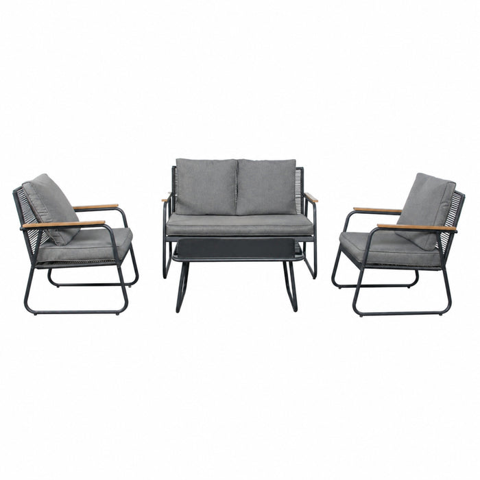 Wren 4 Piece Rattan Garden Set