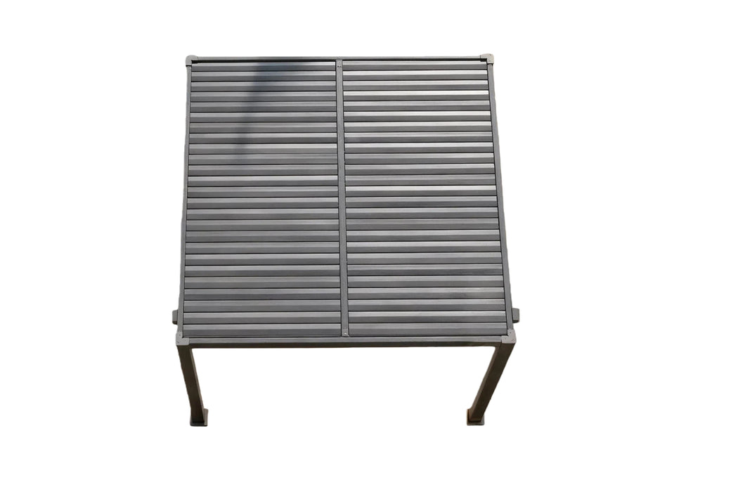 Aluminium Louvre Pergola with Manual Crank Roof