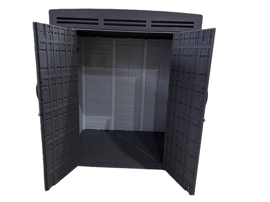 Plastic Storage Shed with Aluminum Frame and Window