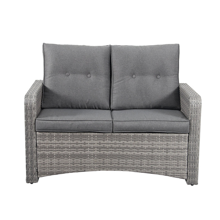 Heron 4 Seat Rattan Sofa Lounge Set
