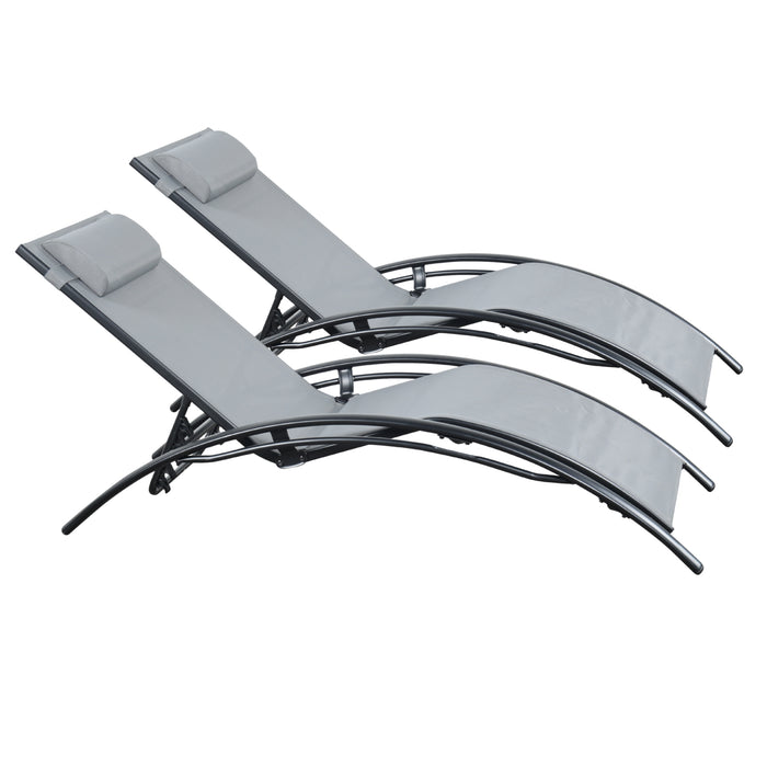Swallow Set of 2 Sun Loungers