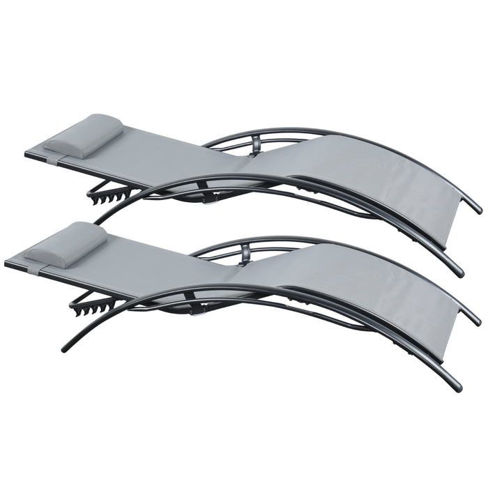 Swallow Set of 2 Sun Loungers