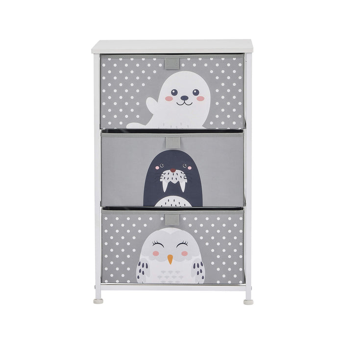 Arctic 3 Drawer Storage Chest