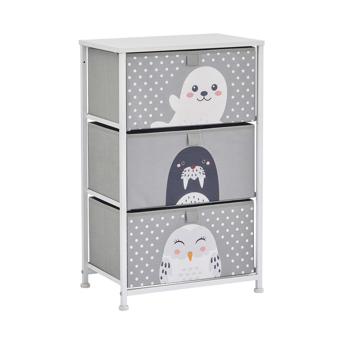 Arctic 3 Drawer Storage Chest