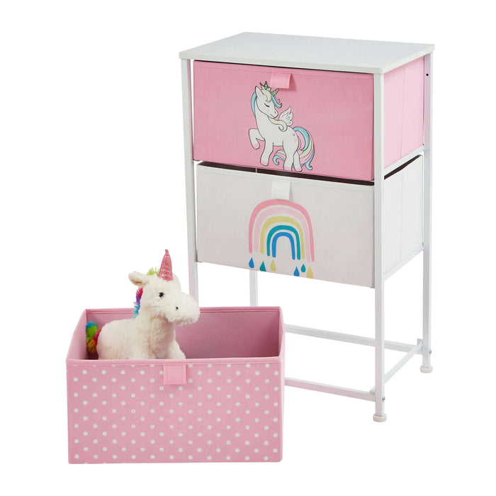 Unicorn 3 Drawer Kids Storage Chest