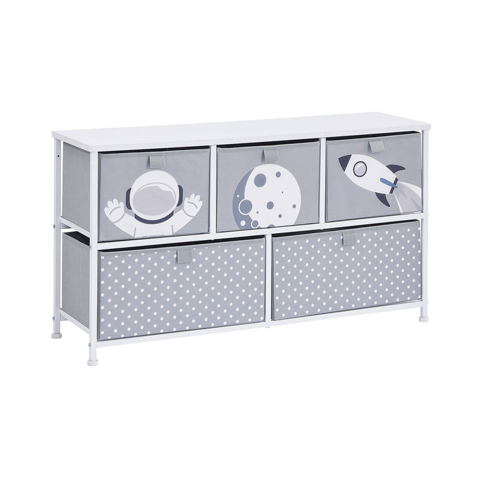 Space 5 Drawer Storage Chest