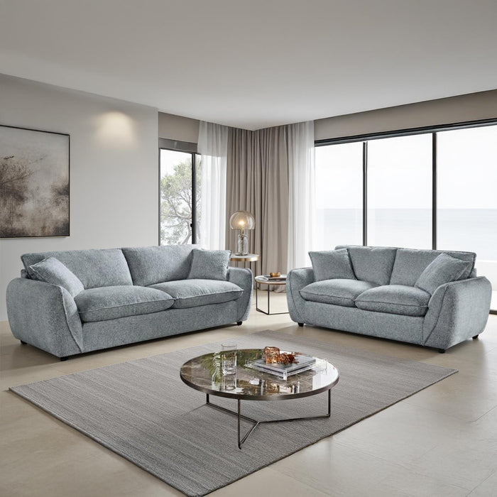 Berti 3+2 Sofa Set - Cadet Grey