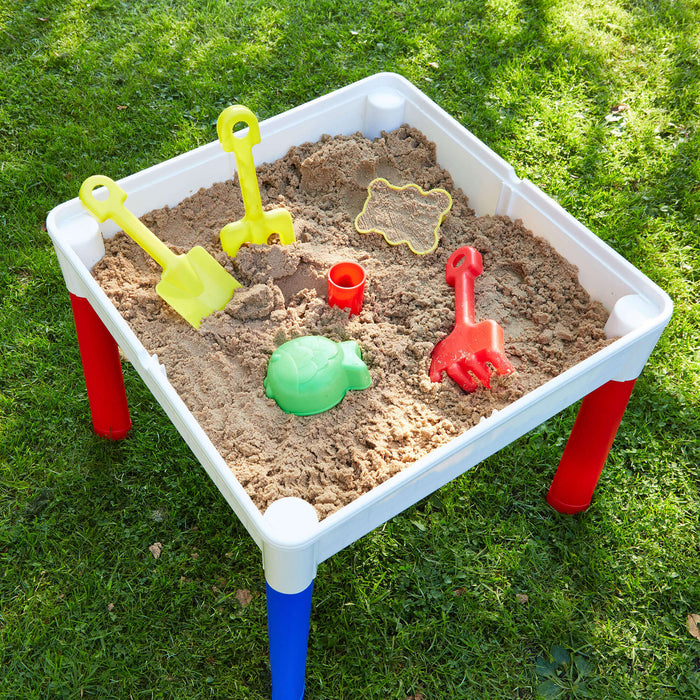 Kids 5-in-1 Activity Table and Two Chairs Set