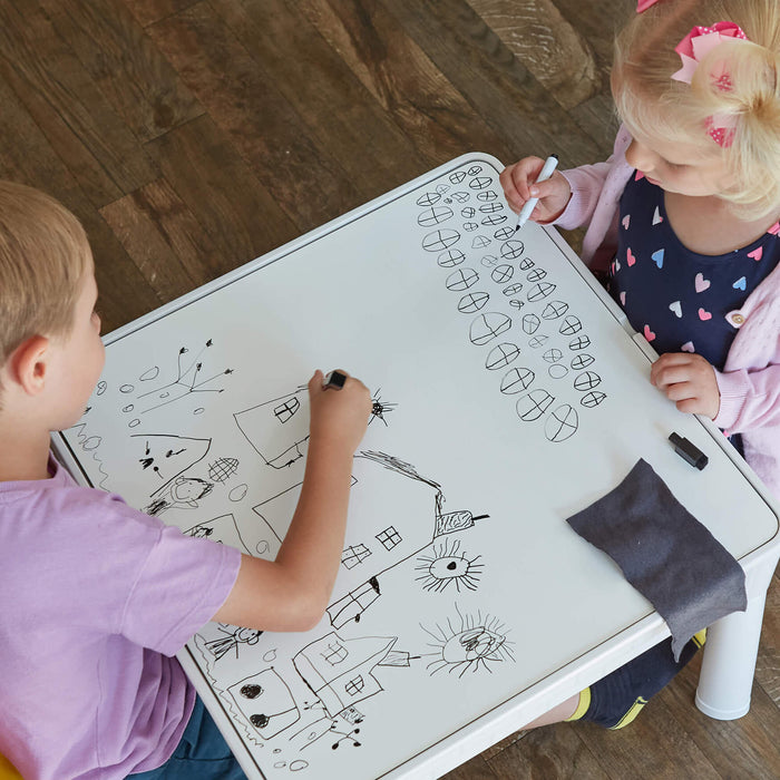 Multi-purpose 6-in-1 Kids’ Activity Table and Two Chairs Set