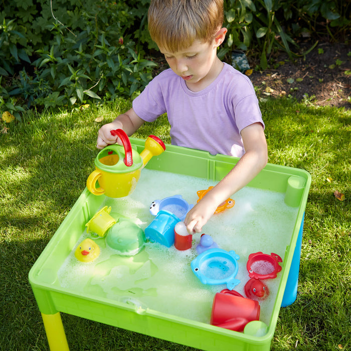 Kids 5-in-1 Multicoloured Activity Table and Two Chairs Set