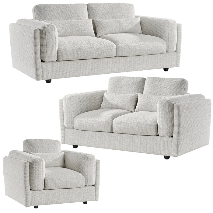 Bali 3+2+1 Sofa Set - Beige