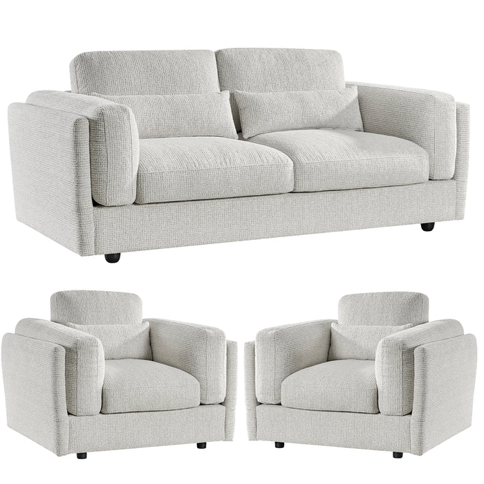 Bali 3+1+1 Sofa Set - Beige