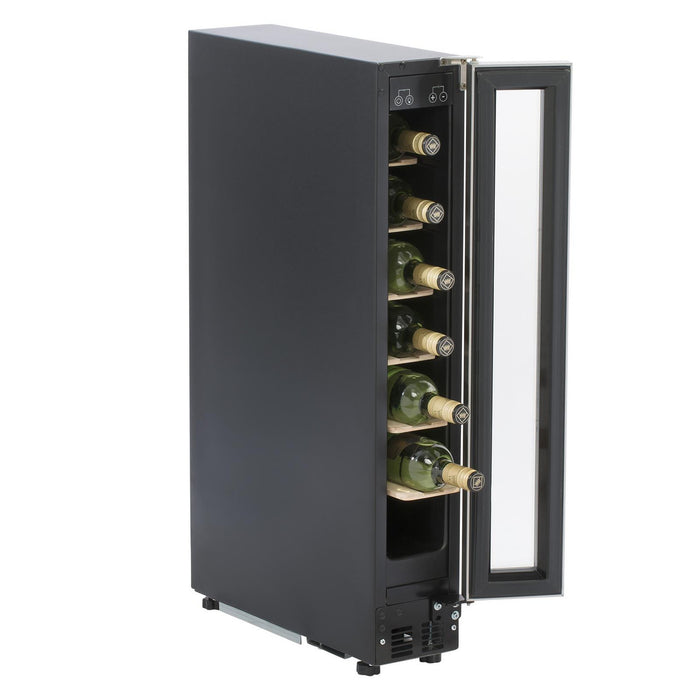 WC15SS - 15cm Stainless Steel Under Counter LED 7 Bottle Wine Cooler