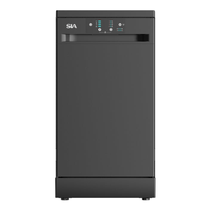 SFSD459BL - 45cm 9 Place Settings Freestanding Dishwasher - Black