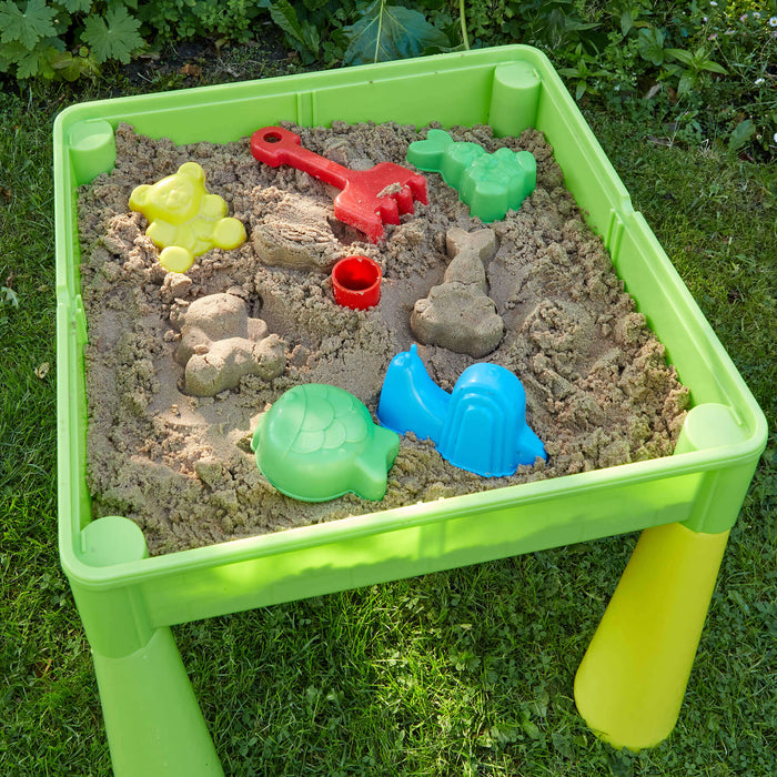 Kids 5-in-1 Activity Table and Two Chairs Set - Multicoloured