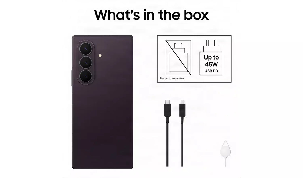 Galaxy Z Fold Ultra 256GB Mobile Phone - Violet Shadow