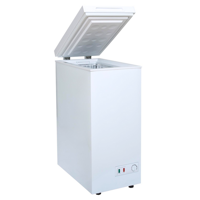 CHF60W - 36cm Freestanding Slimline Compact Chest Freezer - White