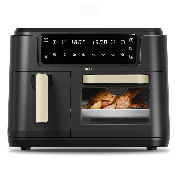 CS9010 Dual Zone Air Fryer Basket & Oven - Black